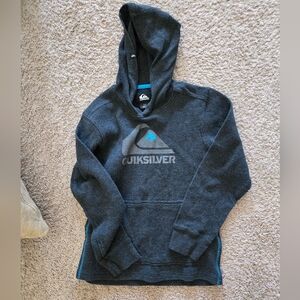 Quiksilver Dark Gray Kids Hoodie Small